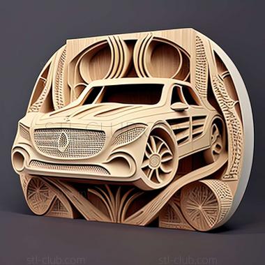 3D model Mercedes Benz F Cell (STL)